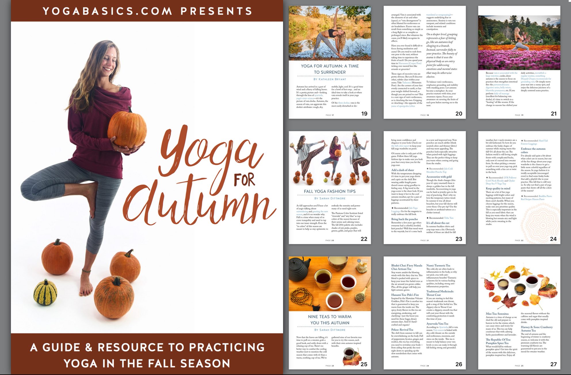 yoga for autumn ebook