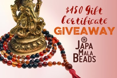 Japa Mala Beads giveaway contest