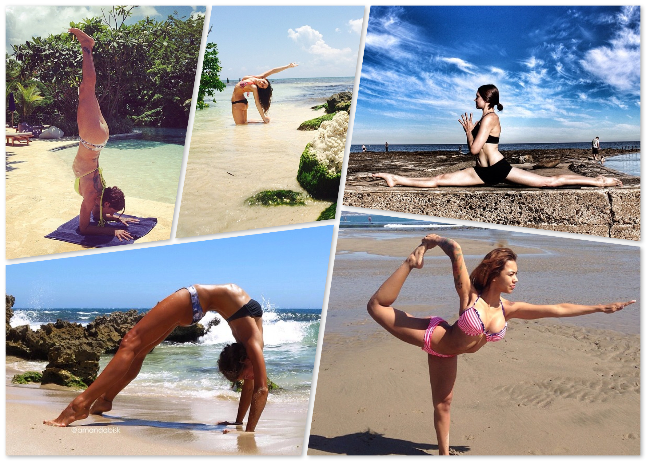 The Instagramming of Yoga Instagram bikini yogis