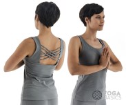 organic strappy yoga top