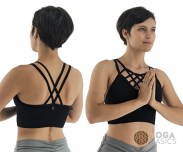 strappy yoga seamless bra