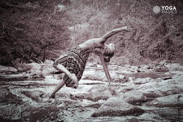 woman doing yoga Balancing Rajas Guna