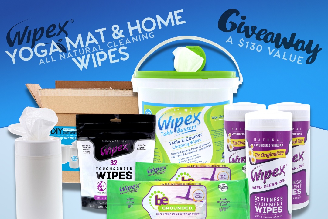 June Giveaway: Yoga Mat & Home Wipes Yoga Mat Wipes giveaway